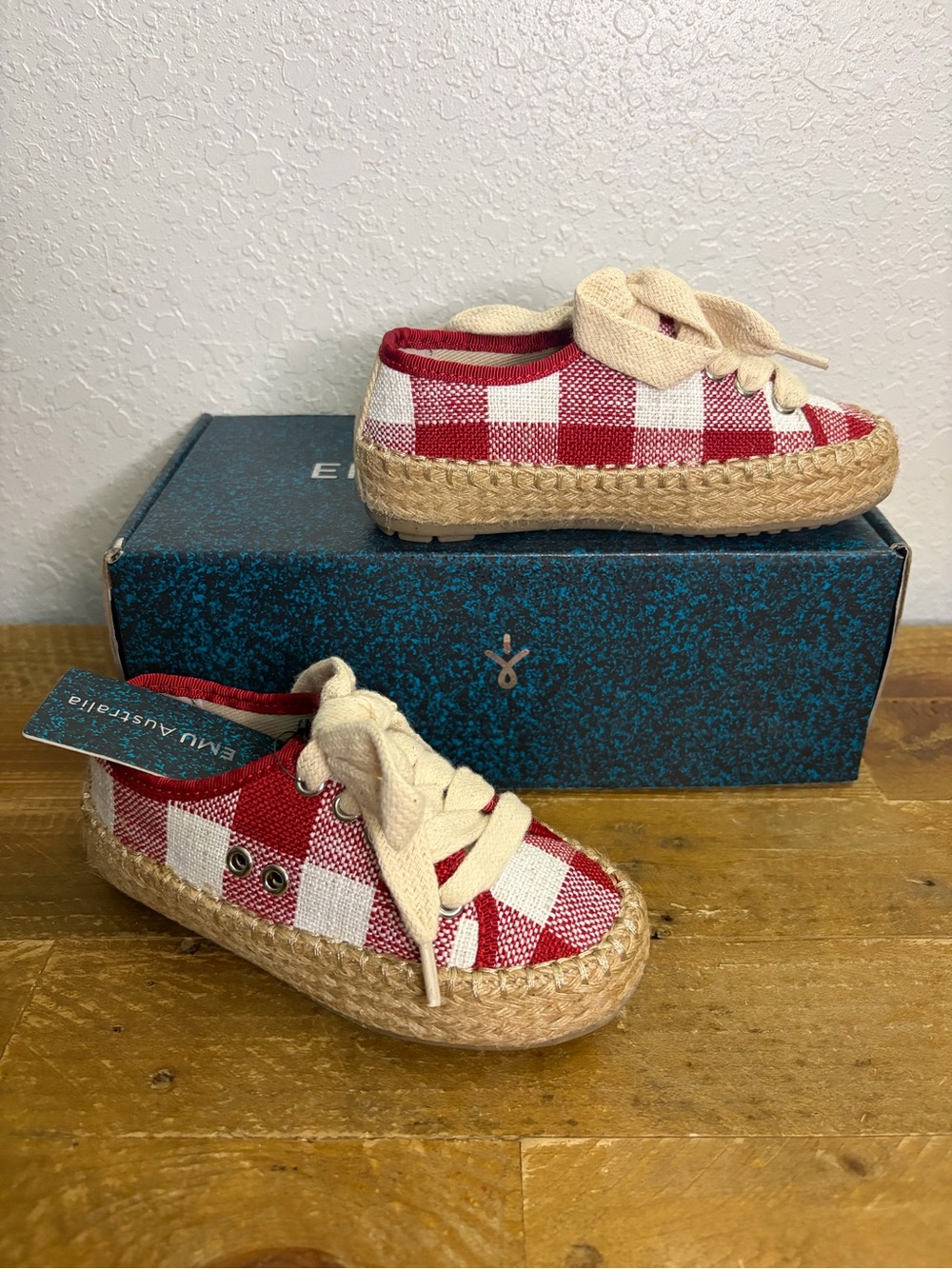 EMU Australia Kids RED Gingham